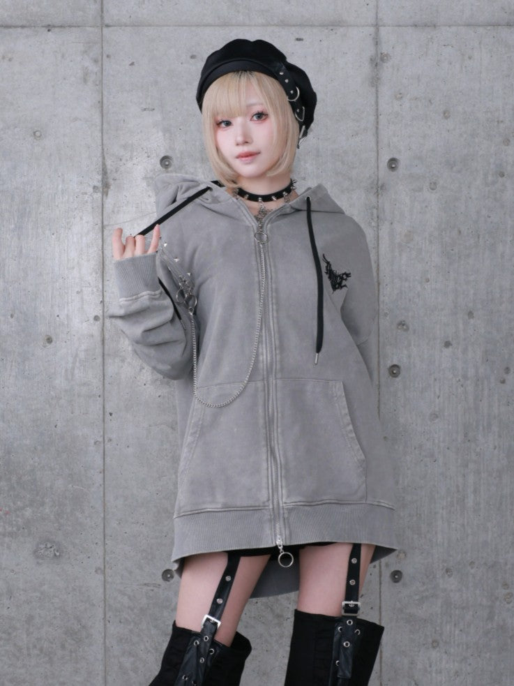 クロスプリントZIPパーカー– A AM STUDIO